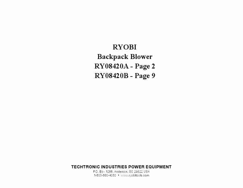Ryobi Backpack Blower Bp42 Manual-page_pdf